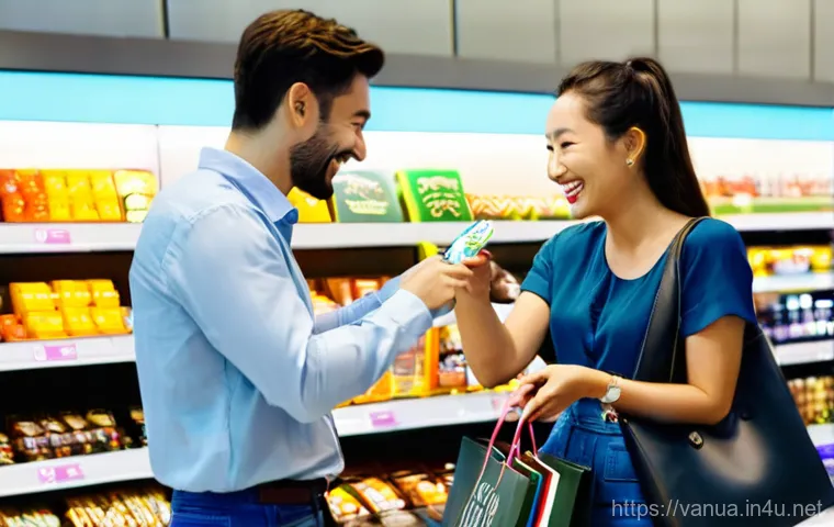 바누아투에서 한국으로 가는 항공편 - A vibrant and bustling scene inside an international airport terminal, resembling a major Pacific hu... 바누아투에서 한국으로 가는 항공편 - A vibrant and bustling scene inside an international airport terminal, resembling a major Pacific hu...